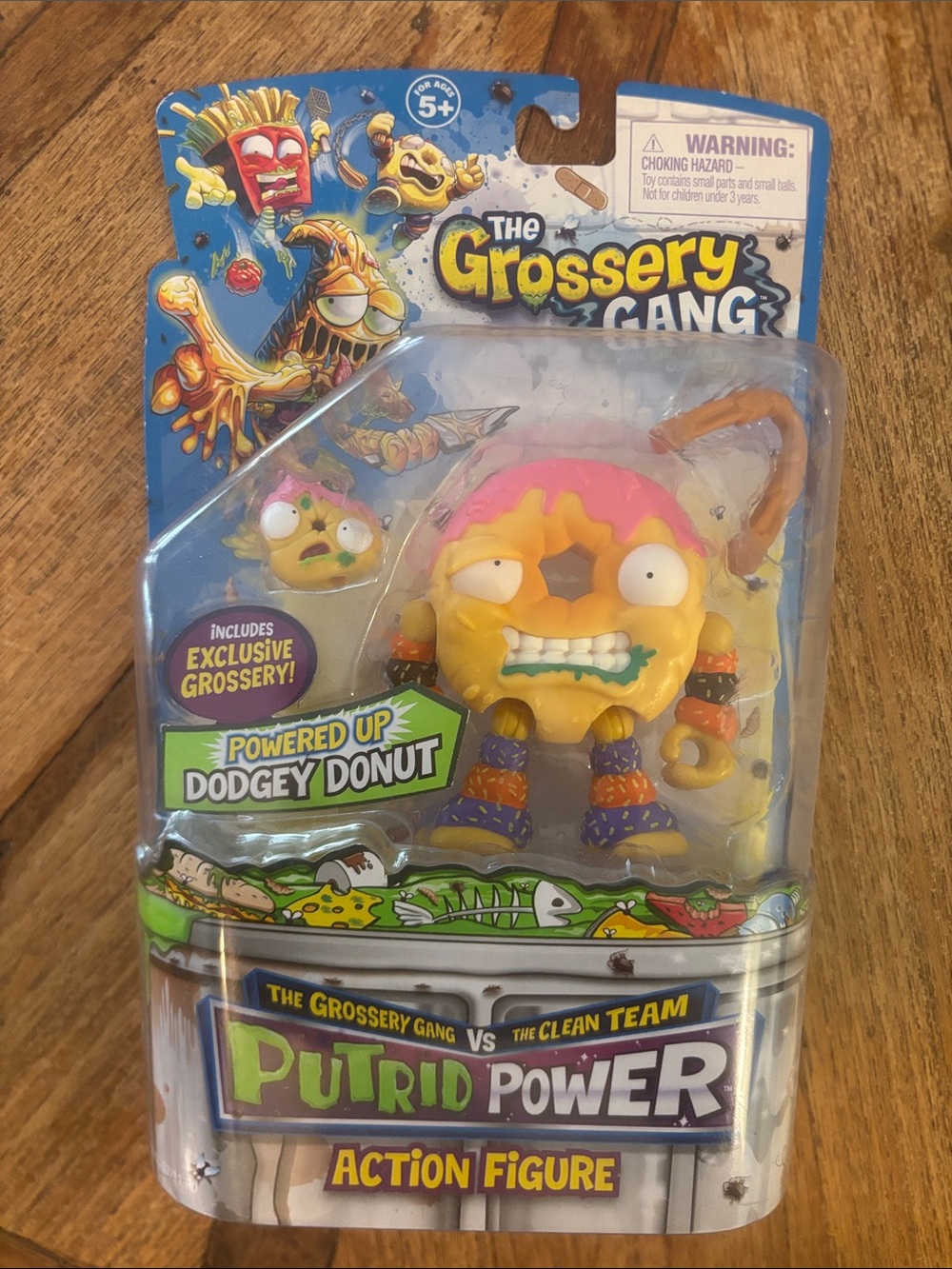 The Grossery Gang DODGEY DONUT Putrid Power Action Figure SEALED